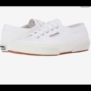 All white Superga